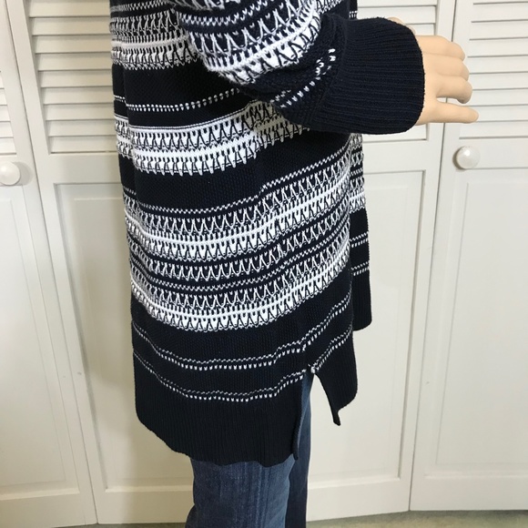 Great Condition Vince Striped Tunic Cotton Sweater Small - Picture 9 of 12